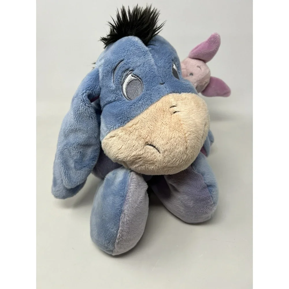 Disney Parks Floppy Eeyore Piglet on Shoulder Plush Winnie the Pooh 15